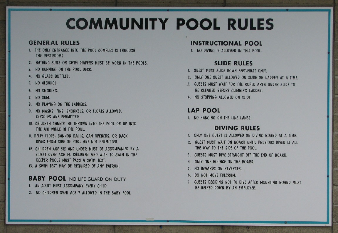 Information about on community pool Davis